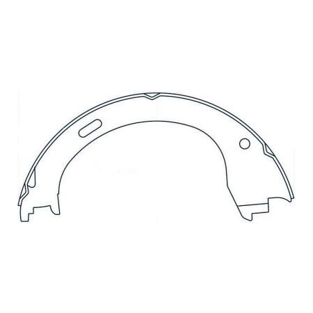 Centric Centric Premium Parking Brake Shoes, Centric Parts 111.09610 111.0961